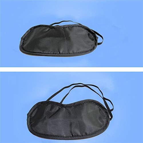 Gually - 10 máscaras de Ojos para Dormir, de Seda, con Correa Ajustable