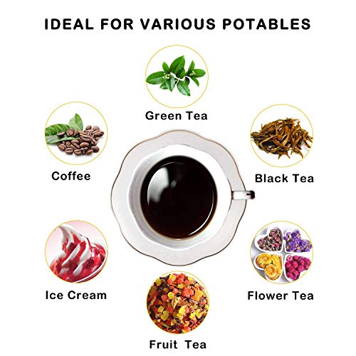 GuangYang Juegos de Tazas Café Cappuccino Porcelana - 7OZ Set de Regalo de 6 Relieve con Borde Dorado Juegos De Tazas De Té Inglesa Tazas y Platoes