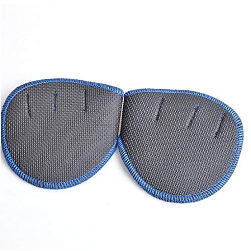 Guantes de Entrenamiento en Profundidad de Profitness Antideslizante de Palma Peso de elevación de Silicona Guante para Evitar Callos con muñequera Soporte Ideal para Hombres y Mujeres (Azul)