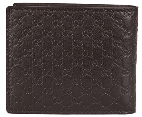 Gucci GG Guccissima - Cartera para hombre (piel), color marrón