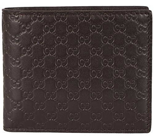Gucci GG Guccissima - Cartera para hombre (piel), color marrón