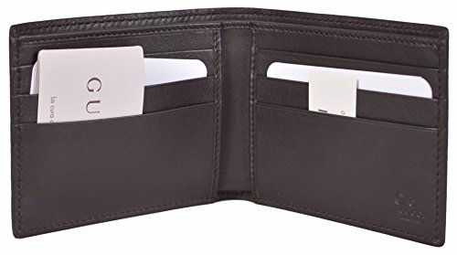 Gucci GG Guccissima - Cartera para hombre (piel), color marrón