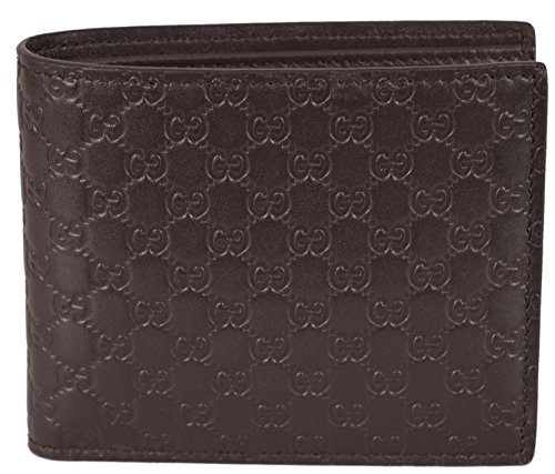 Gucci GG Guccissima - Cartera para hombre (piel), color marrón