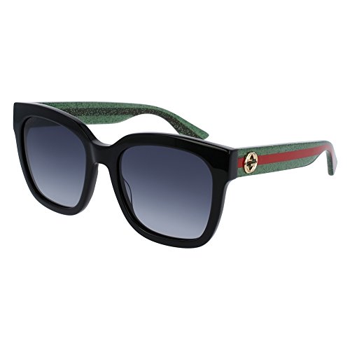 Gucci GG0034S-002 gafas de sol, Negro, 54.0 para Hombre