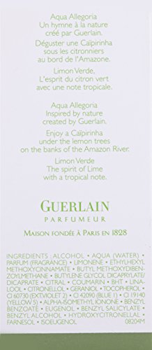 Guerlain Aqua Allegoria Limón Verde Eau de Toilette Vaporizador 75 ml