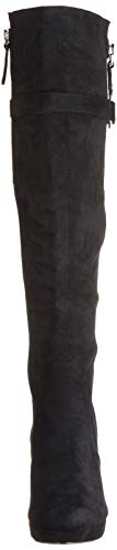 Guess ABALENE2/STIVALE (Boot)/Fabric, Botas Altas para Mujer, Nero Black Black, 35 EU