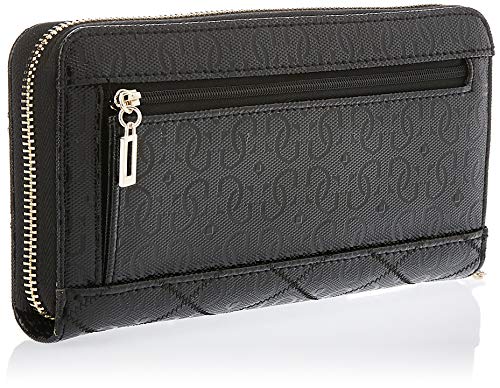 Guess ASTRID SLG LARGE ZIP AROUND Cartera/Monedero femmes Negro - única - Cartera