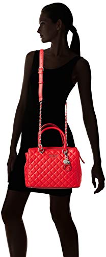 Guess Bolsos Mano MELISE Luxury Satchel para Mujer Rojo Talla única