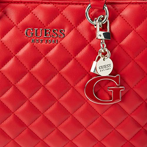 Guess Bolsos Mano MELISE Luxury Satchel para Mujer Rojo Talla única