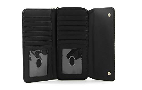 Guess Camy SLG Large Clutch Organizer Coal Multi