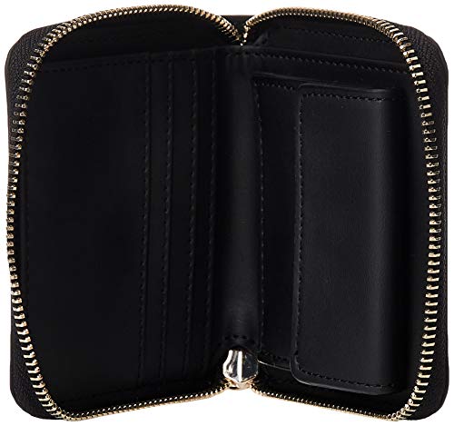 Guess Chrissy Small Zip Around Wallet, Billetera para Mujer, Negro, Talla única