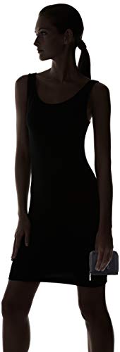 Guess Chrissy Small Zip Around Wallet, Billetera para Mujer, Negro, Talla única