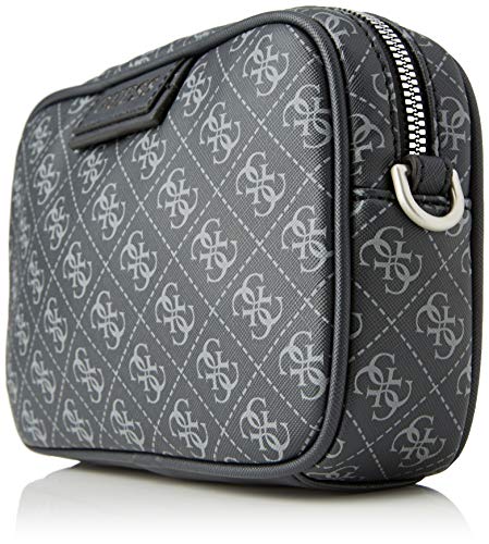 Guess Dan Logo Small NECESSAIRE Bags Briefcase Hombre, Black, Talla Única