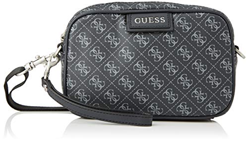Guess Dan Logo Small NECESSAIRE Bags Briefcase Hombre, Black, Talla Única