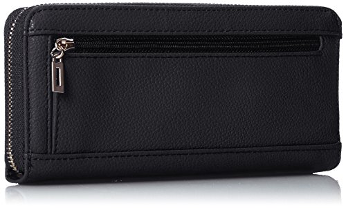 Guess - Digital Slg Large Zip Around, Mujer, Negro (Black), 21x10x2 cm (W x H L)