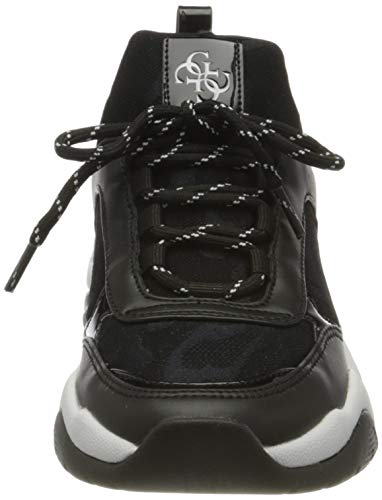 Guess FRANKEY/Active Lady/Leather LI, Oxford Plano para Mujer, Negro, 35 EU