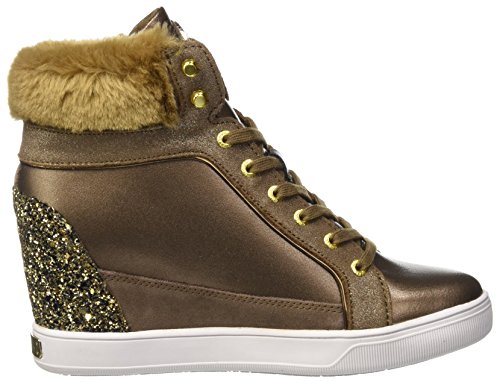 Guess Furr, Zapatillas Altas para Mujer, Marrón (Bronz), 39 EU