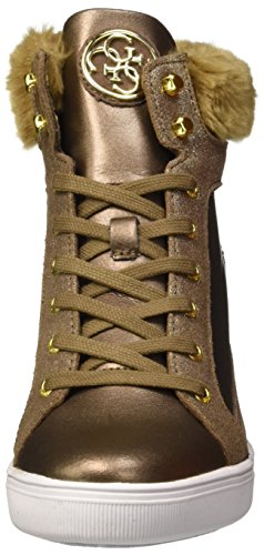 Guess Furr, Zapatillas Altas para Mujer, Marrón (Bronz), 39 EU