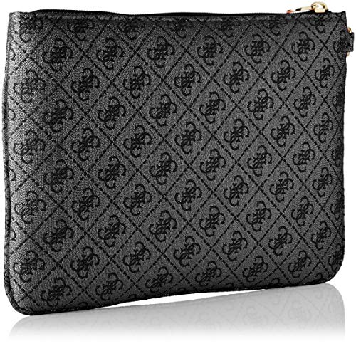 Guess - G Lurex, Organizadores de bolso Mujer, Negro (Black), 4x15x22,5 cm (W x H L)