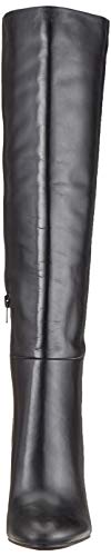 Guess Hillory/Stivale (Boot)/Leather, Botas Altas para Mujer, Negro (Black Black), 36 EU
