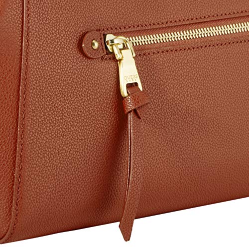 Guess - Olivia, Bolso de mano Mujer, Beige (Camel), 17x25x34 cm (W x H L)