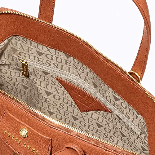 Guess - Olivia, Bolso de mano Mujer, Beige (Camel), 17x25x34 cm (W x H L)