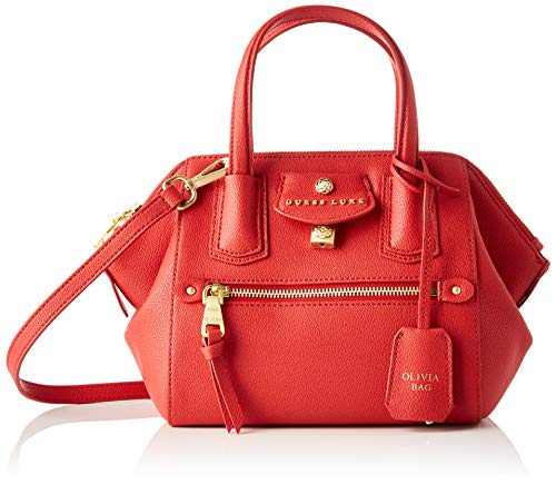 Guess - Olivia, Bolso de mano Mujer, Rojo (Red), 14x19x29 cm (W x H L)