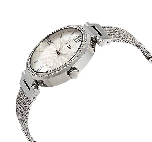 Guess Reloj analogico para Mujer de Cuarzo con Correa en Acero Inoxidable W0638L1