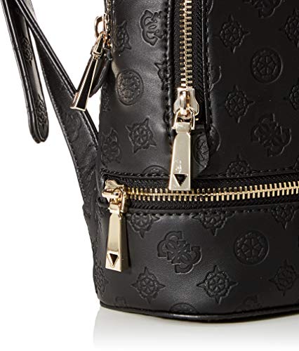 Guess Skye Backpack, Mochila para Mujer, Negro (Black), 9x26.5x20 centimeters (W x H x L)