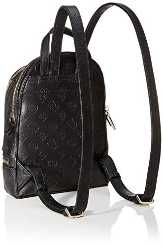 Guess Skye Backpack, Mochila para Mujer, Negro (Black), 9x26.5x20 centimeters (W x H x L)