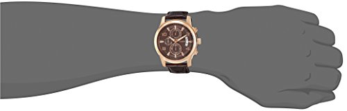 Guess W0076G4 - Reloj de Cuarzo para Hombre, con Correa de Cuero, Color marrón