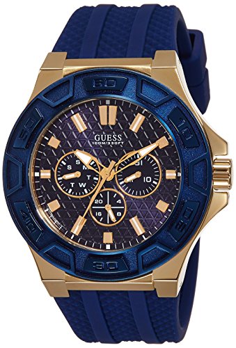 Guess W0674G2 - Reloj de Pulsera analógico para Hombre (Mecanismo de Cuarzo, Silicona)
