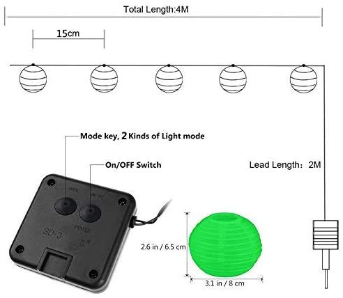 Guirnaldas de Luces Solar Jardín LED Bawoo 30 LED Guirnaldas Luces Exterior 5,5m Impermeable IP65 Guirnalda Luces Decoración Exterior y Interior Luz Navidad Fiesta Ceremonia Jardín Casa (Multicolor)