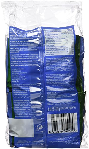 Gullón - Tortitas de Arroz Vitalday Pack de 4, 115,2g