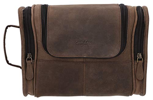 Gusti Leder studio Chester Neceser de Cuero Bolsa de Viaje Impermeable Bolso para Cosméticos Maquillaje Make Up Utensilios Accesorios 2H30-20-4wp