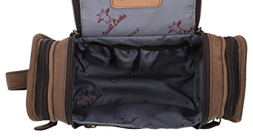 Gusti Leder studio Chester Neceser de Cuero Bolsa de Viaje Impermeable Bolso para Cosméticos Maquillaje Make Up Utensilios Accesorios 2H30-20-4wp