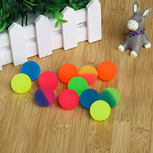 GWHOLE 12 x Pelotas de Goma Bola de Colores Juguetes Pelotas Saltarinas para Niños Cumpleaños Ragalos Infantiles Fiestas