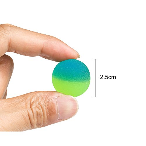 GWHOLE 12 x Pelotas de Goma Bola de Colores Juguetes Pelotas Saltarinas para Niños Cumpleaños Ragalos Infantiles Fiestas