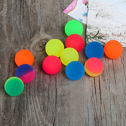GWHOLE 12 x Pelotas de Goma Bola de Colores Juguetes Pelotas Saltarinas para Niños Cumpleaños Ragalos Infantiles Fiestas