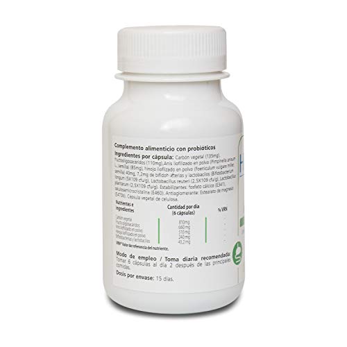 H4U - H4U Carbón Activado 90 cápsulas de 550 mg