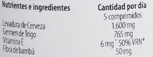H4U - H4U Levadura de Cerveza y Germen de Trigo 125 comprimidos de 600 mg