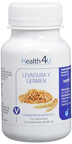 H4U - H4U Levadura de Cerveza y Germen de Trigo 125 comprimidos de 600 mg