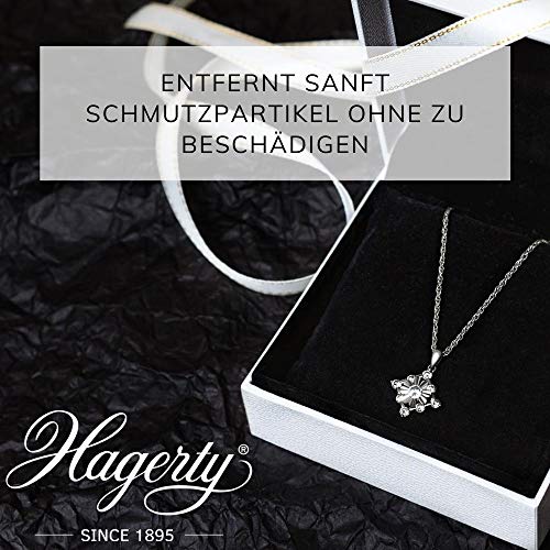 Hagerty - Silver Cloth - Gamuza impregnada limpia joyas de plata y piezas plateadas o chapadas - 1 unidad 36 x 30 cm - Devuelve el brillo y la protección extra