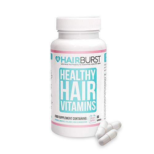 Hairburst ™ Vitaminas para el crecimiento del cabello - Un suministro de un mes - 60 cápsulas - Crecimiento más rápido del cabello y garantía de devolución de dinero!