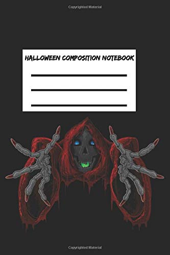 Halloween Composition Notebook: Wide Rule Primary Journal, 6x9 inches, Halloween Journal
