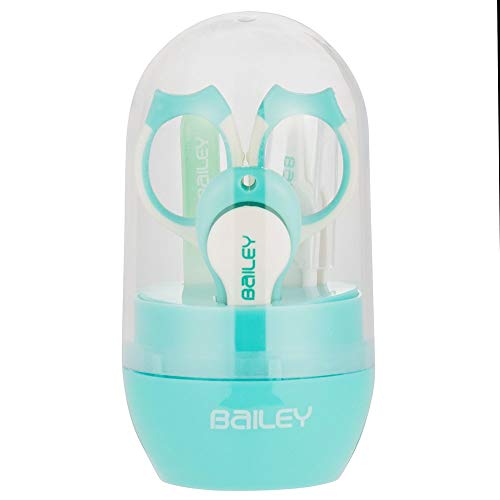 Halovie Cortauñas Clippers de uñas de bebé Set con tijeras Pinzas Lima de uñas Set de cuidado de uñas de bebé Accesorios para niñas y niños