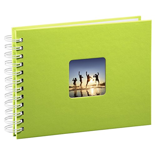 Hama Fine Art Verde Foto y Protector-Álbum de fotografía (240 mm, 170 mm, Papel, 50 Hojas, 10 x 15 cm), 24x17cm