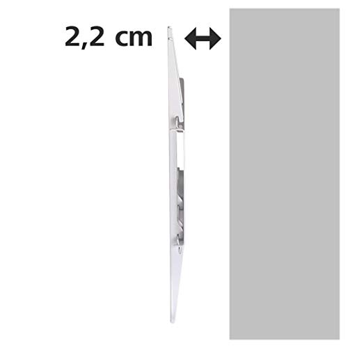 Hama - Fix Ultraslim - Soporte de pared televisor, para pantalla de 19" - 37", color blanco