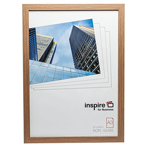 Hampton Frames SORBONNE Calidad marrón Efecto Madera a3 30x42cm Certificado Foto póster Marco en Efecto Madera con Vidrio plexi. SORA3NG