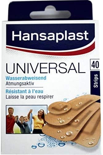 Hansaplast 45907-00000 venda adhesiva 40 pieza(s) - Vendas adhesivas (40 pieza(s), Surtido, Beige, CE)